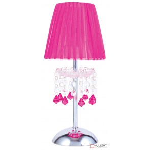 Tizz Touch Lamp Pink And Chrome ORI