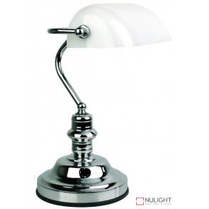 Bankers Lamp Touch Chrome - Gloss Opal ORI