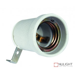 Lampholder - Ceramic E27 Insulated With Bracket ORI