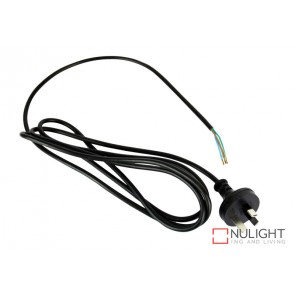 Flex Moulded Plugtop Black 2M Dblns ORI