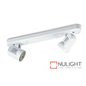 Spot Halogen Double Bar Switch White Gu ASU