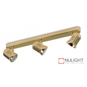 Spot Halogen Triple Bar Brass Gu ASU