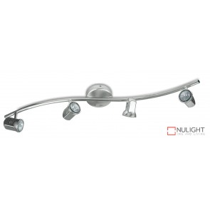 Spot Halogen Four Wavebar Satin Chrome ASU