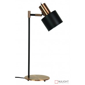 Ari Desk Lamp Black With Copper Head ORI