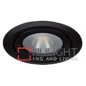 Under Cabinet Flat 4W Black 3000K Led Furniture Light ASU