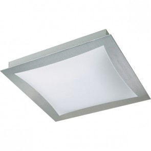 Eden Flush Mount Ceiling Light in Satin Chrome Sunny Lighting