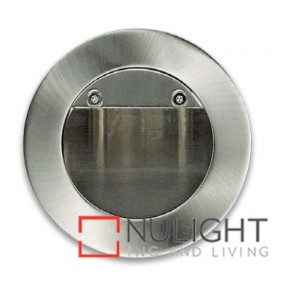 Step Light Recessed Halogen Satin Chrome ASU