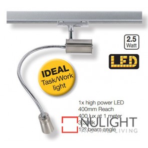 Te Head Led Flexi 400Mm Satin Chrome ASU