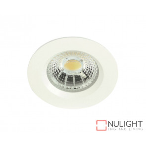 Theta Round 13W LED Downlight - White Frame - Warm White LED ORI