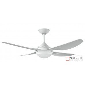 HARMONY II - 48"/1220mm ABS 4 Blade Ceiling Fan with 18w LED Light - White - quick connect wiring VTA