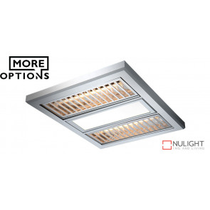 REGENT 3 in 1 with Alum Grate - Premium Exhaust - 12w LED Centre Panel And 2x500w Infrared Heat Lamps VTA