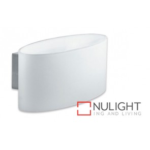 Wall Light Glass Oval White G9 50W ASU